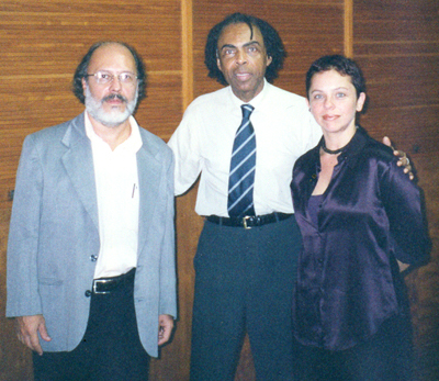 Victor Neto, Gilberto Gil e Déborah Cheyne